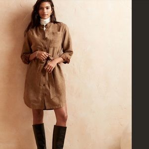 Banana Republic Factory Vegan Suede Dress XL Tall